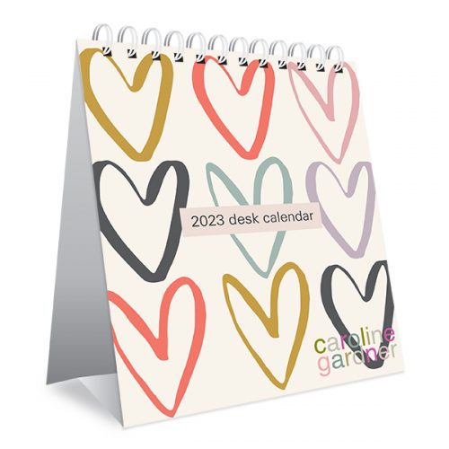 C23024 CG Hearts Desk Calendar
