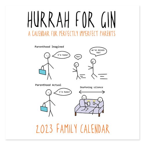 C23045 Hurrah for Gin SQ Family Calendar
