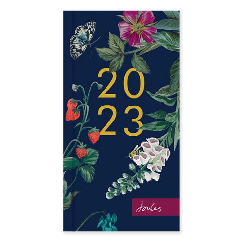 D23029 Joules Floral Slim Diary