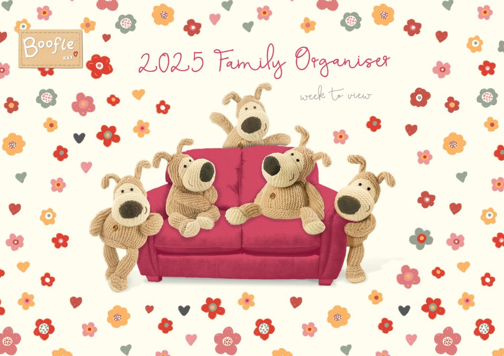 2025 Boofle A4 Family Calendar Portico Designs