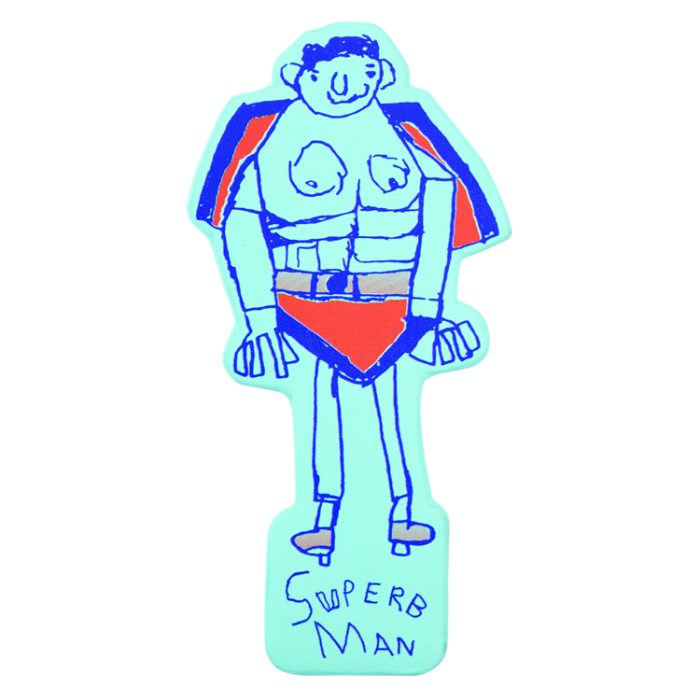 Arthouse Unlimited- Recycled PU Bookmark - SUPERB MAN - Image 2