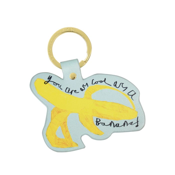 Arthouse Unlimited - Recyled PU Keyring - COOL AS A BANANA - Image 2