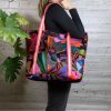 Arthouse Unlimited - Recycled Plastic Large Tote Bag - PSYCHEDELIC DREAMS