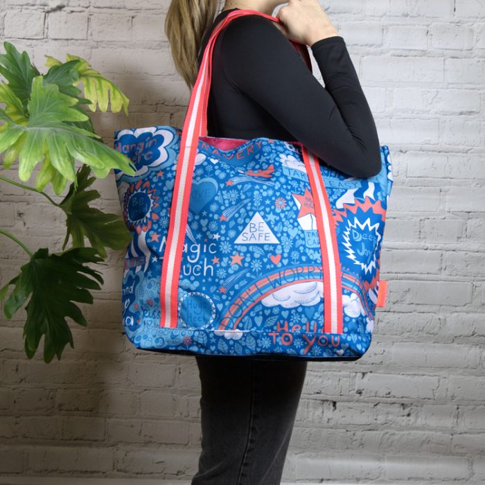 Arthouse Unlimited - Recycled Plastic Large Tote Bag - GOOD ADVICE