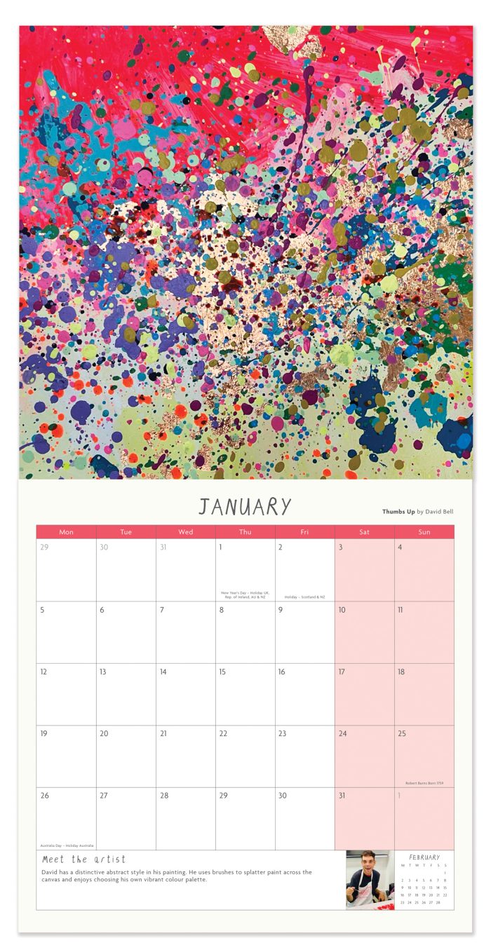 C26003 Arthouse Unlimited Square 2026  Calendar - Image 2
