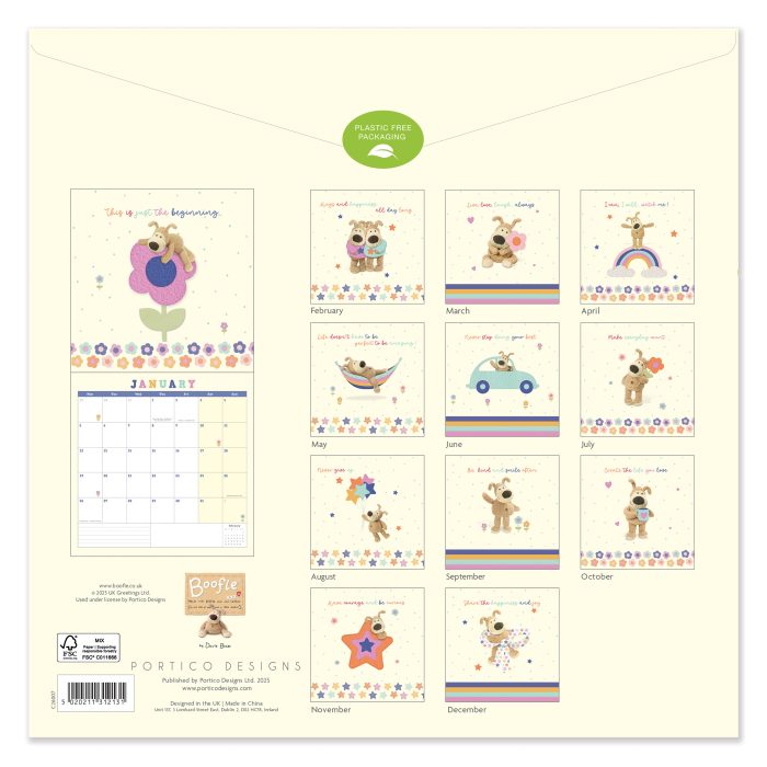 C26007 Boofle Square 2026 Calendar - Image 5