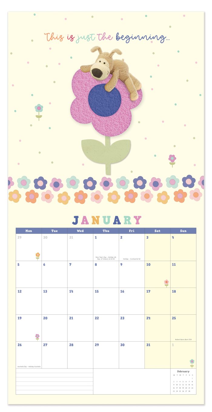 C26007 Boofle Square 2026 Calendar - Image 3