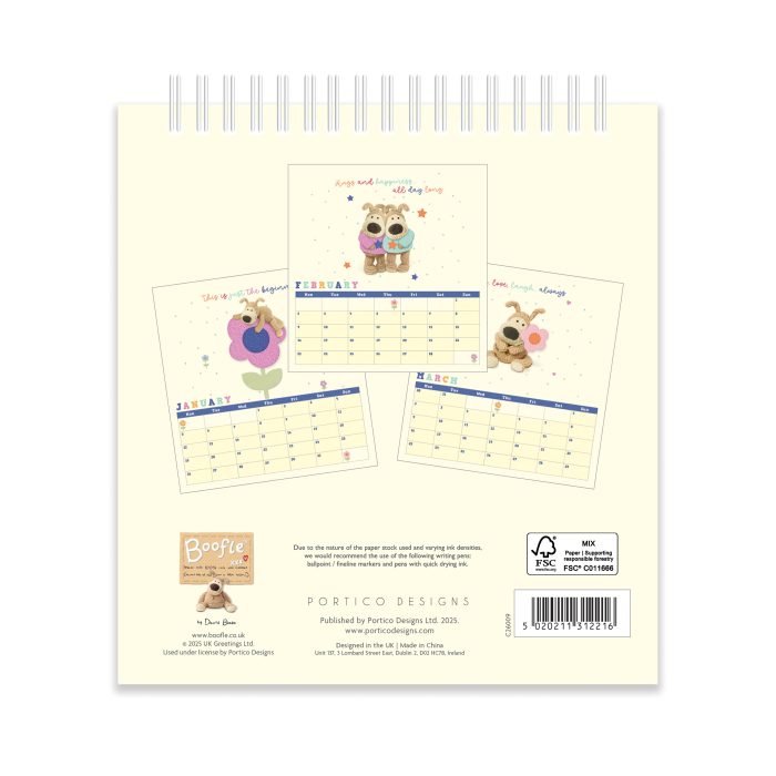 C26009 Boofle Desk 2026  Calendar - Image 5