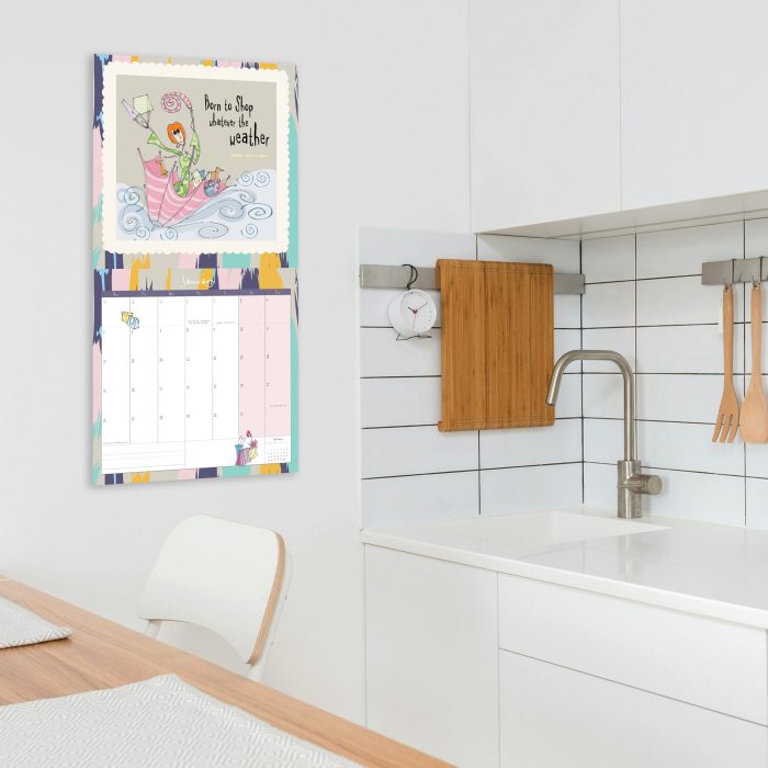 C26012 Born to Shop Square 2026 Calendar - Image 3