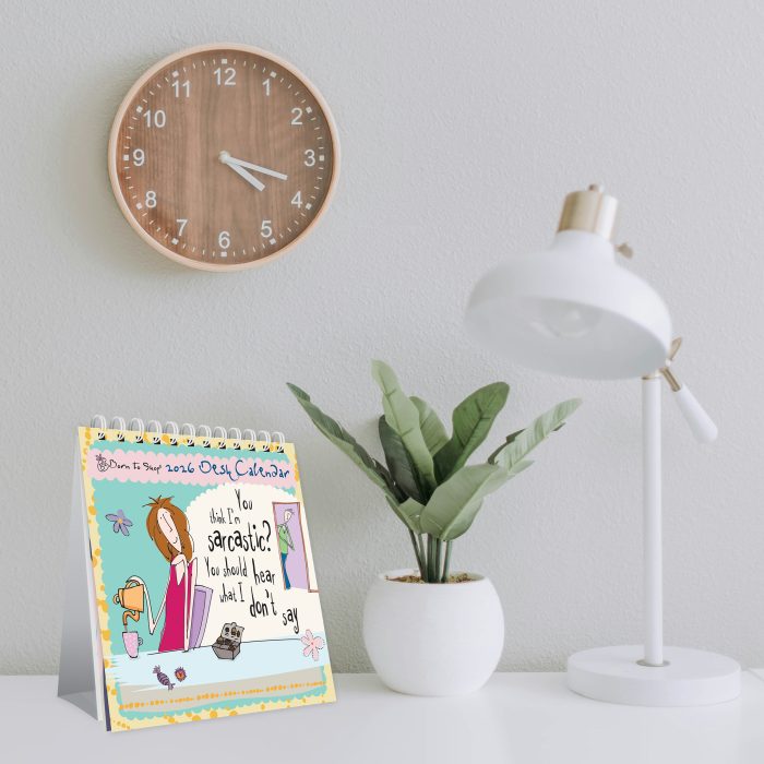 C26014 Born to Shop Desk 2026 Calendar - Image 5
