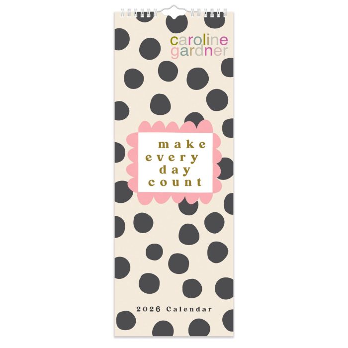 C26025 Caroline Gardner Lots of Love Slim 2026  Calendar