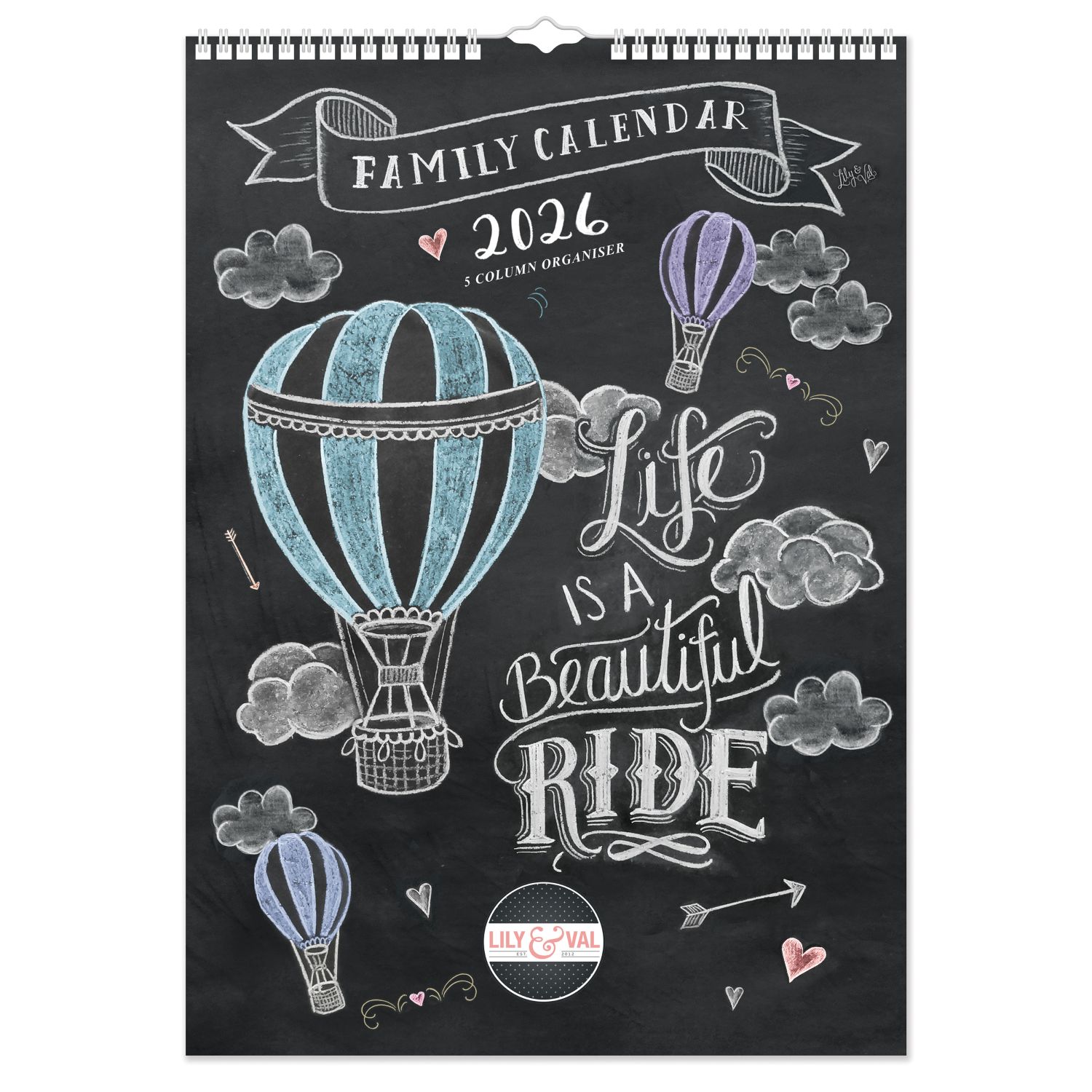 C26049 Lily & Val A3 Family 2026 Calendar