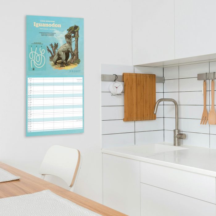 C26054 NHM Kids Dinosaurs Square  Family 2026  Calendar - Image 5