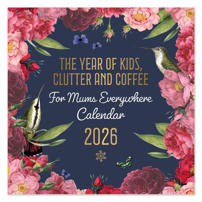 C26069 Paper Ninja SQ Calendar - Mums- 2026 Square Calendar