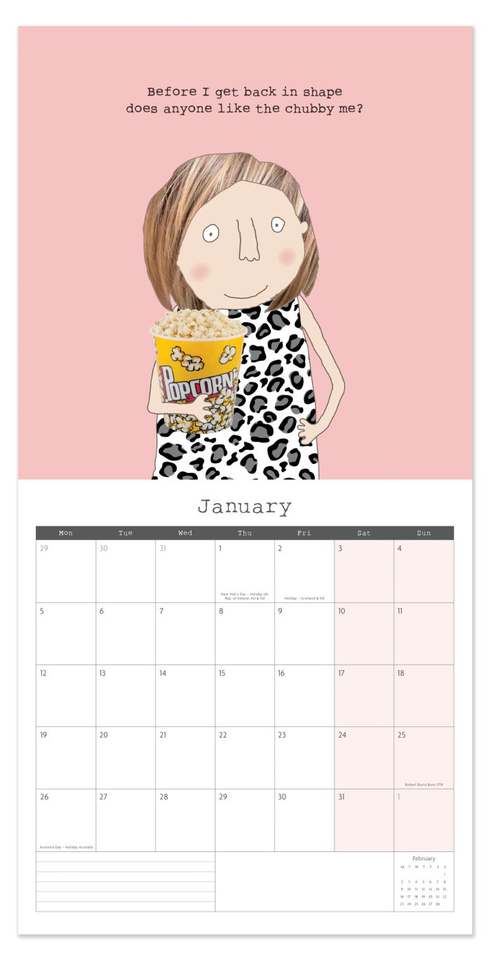 C26080 Rosie Made a Thing Square 2026  Calendar - Image 3