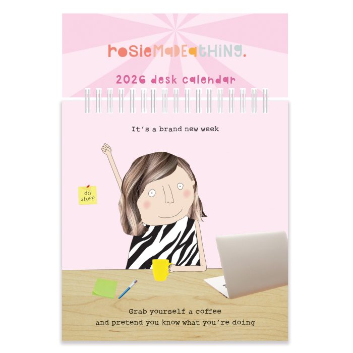 C26082 Rosie Made a Thing Desk 2026 Calendar - Image 4