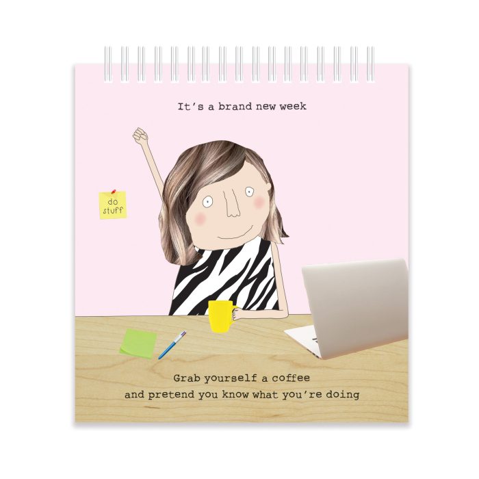 C26082 Rosie Made a Thing Desk 2026 Calendar