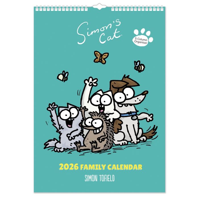 C26089 Simon's Cat A3 Family 2026  Calendar