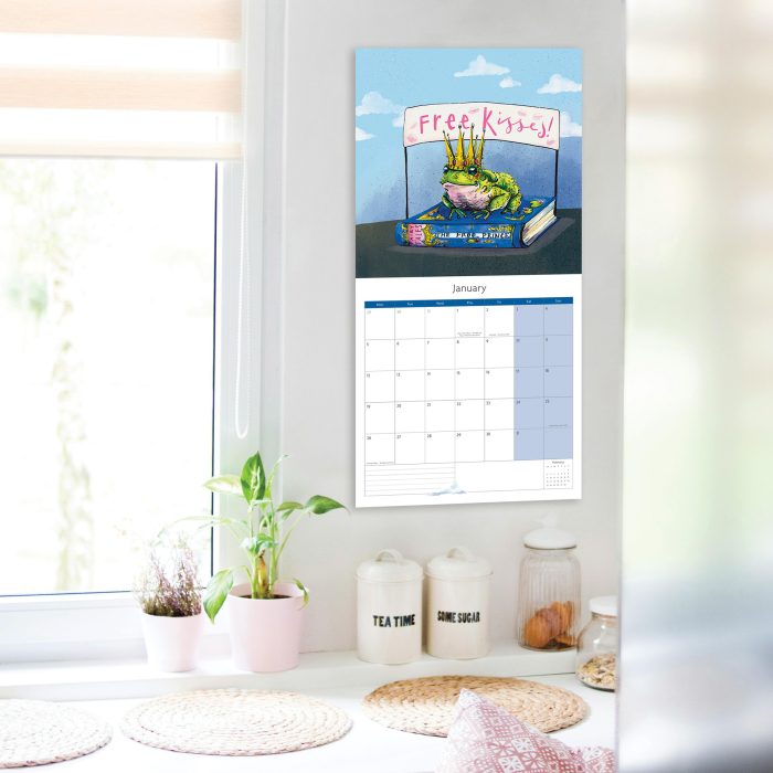 C26090 Snowtap Bookish Square  2026 Calendar - Image 5