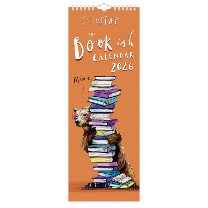 C26091 Snowtap Bookish Slim 2026 Calendar