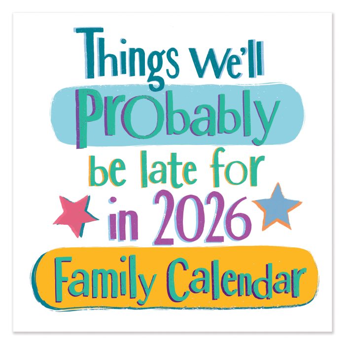 C26092 The Bright Side Square Family 2026 Calendar