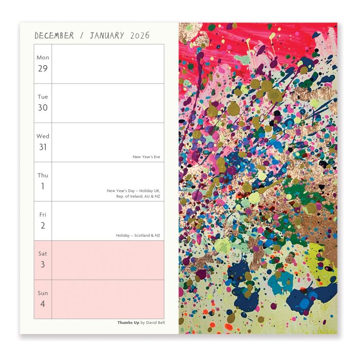 D26003 Arthouse Unlimited Slim 2026 Diary - Image 2