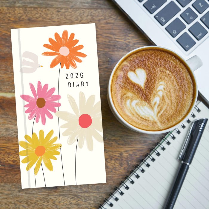 D26007 Caroline Gardener  Posie Slim 2026 Diary - Image 2