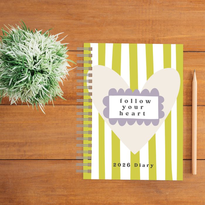 D26009 Caroline Gardner  Lots of Love A5 Wiro 2026 Diary - Image 4