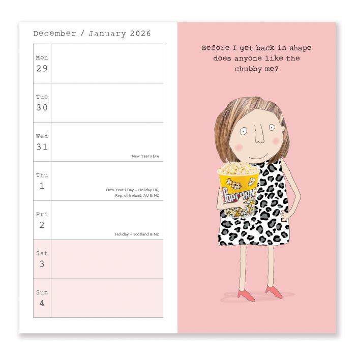 D26016 Rosie Made a Thing Slim 2026 Diary - Image 2