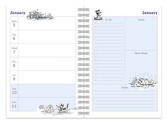 D26021 Simon's Cat A5 Wiro 2026  Diary - Image 3
