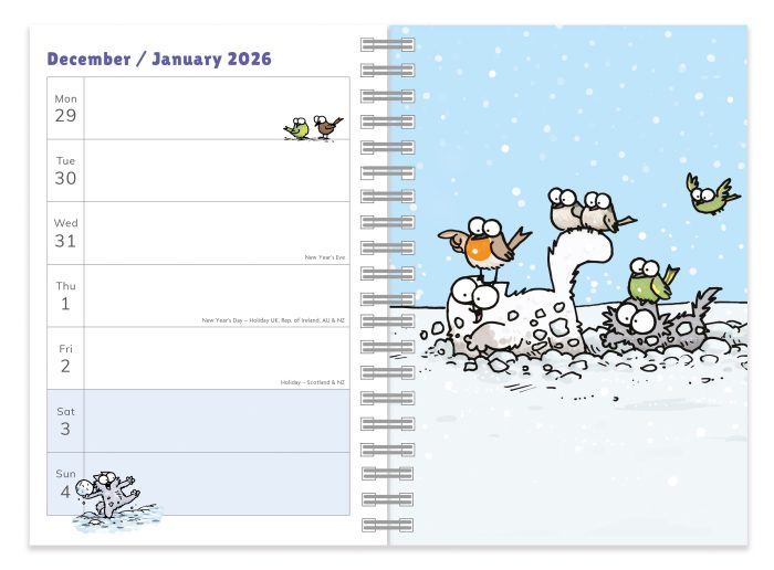 D26021 Simon's Cat A5 Wiro 2026  Diary - Image 5