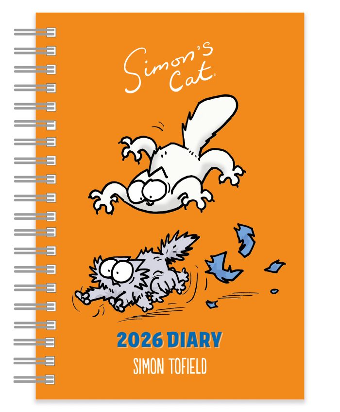 D26021 Simon's Cat A5 Wiro 2026  Diary