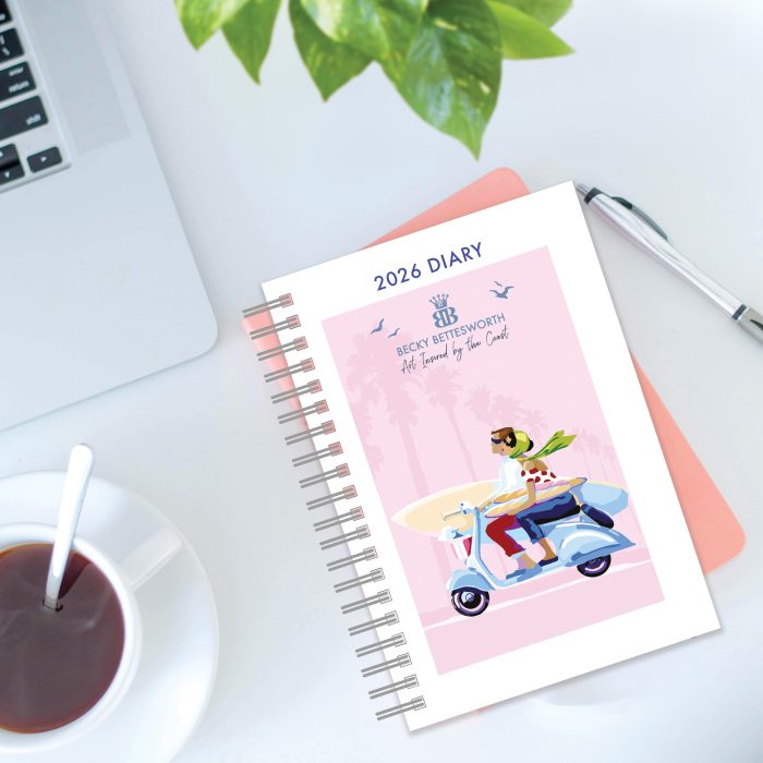 D26032 Becky Bettesworth A5 Wiro 2026 Diary - Image 2