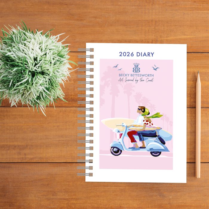 D26032 Becky Bettesworth A5 Wiro 2026 Diary - Image 3